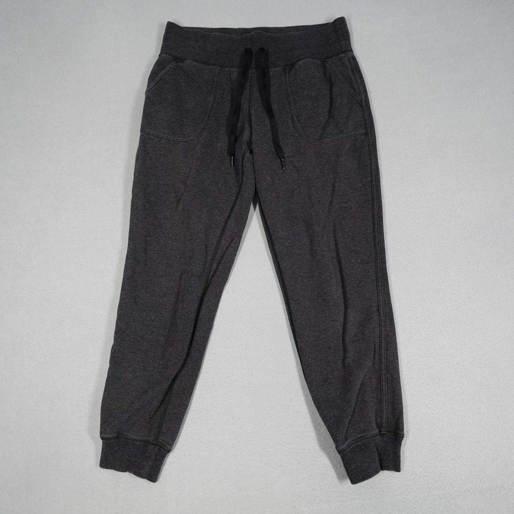 Lululemon Joggers Women 10 Gray Scuba Sweatpants Athletic Casual Activewear